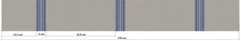 Eco-friendly heavy thick material. WashedPre-shrunk 100/% linen fabric Pera Brown Stripe 350gsm French grain sack pattern