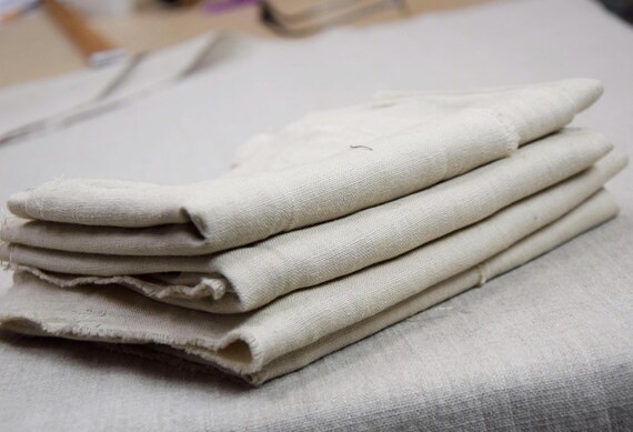 REMNANTS SALE!!! 100% linen fabric Gloria Beige 190gsm(5.8oz/yd2). Beige linen offcuts. Small pieces. Eco-friendly sustainable linen fabric.