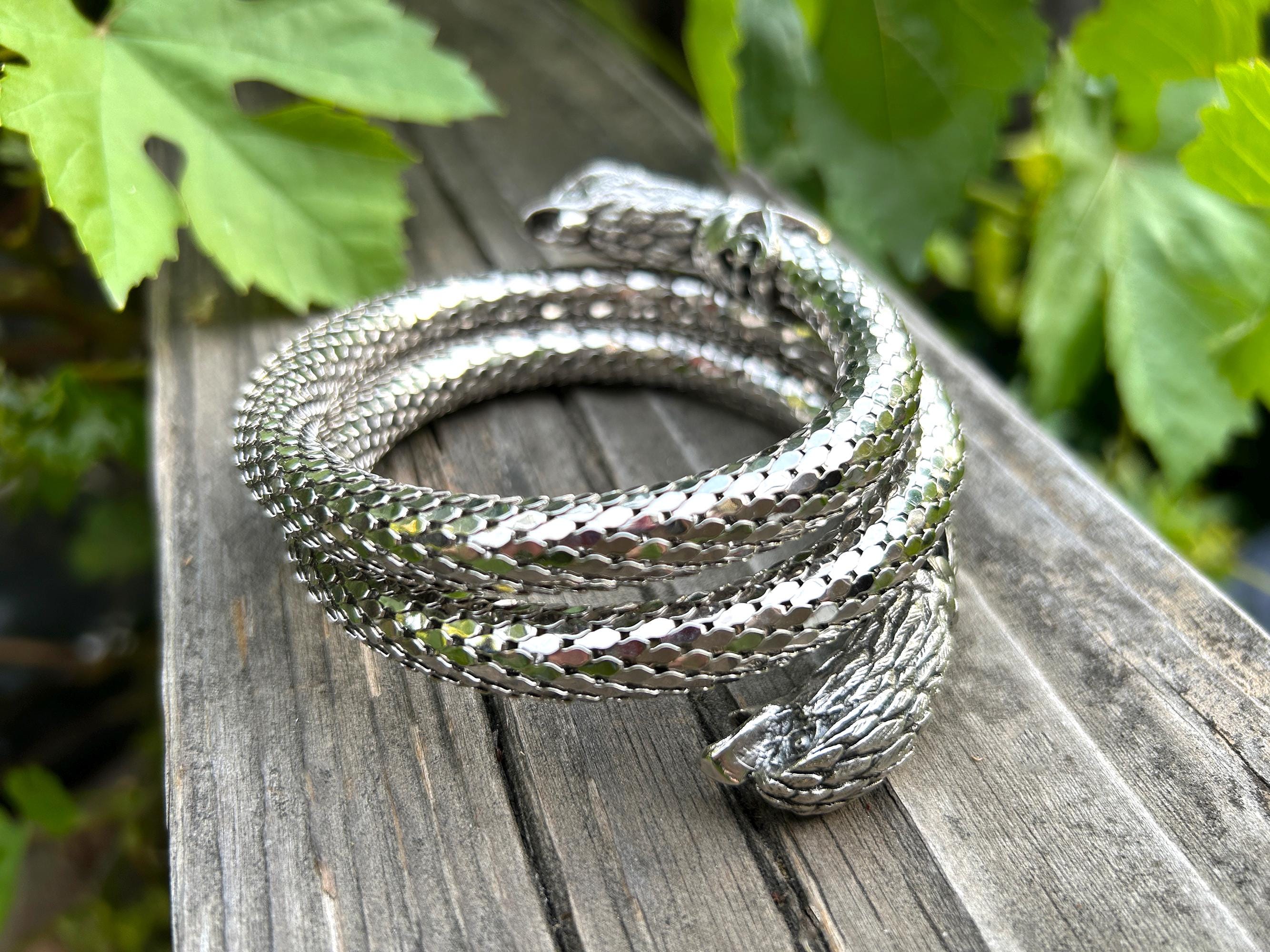 Vintage Snake Arm Band - Etsy