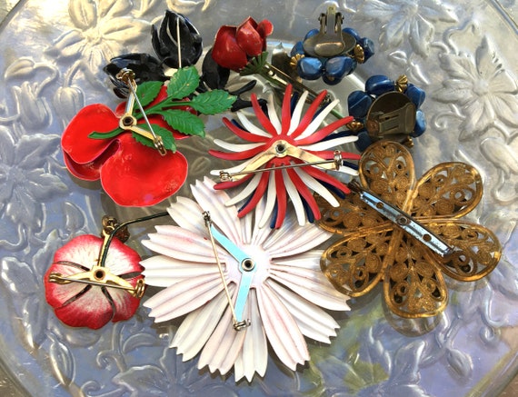 Red White and Blue 8 piece jewelry lot - image 5