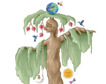 Mutter Erde (Kunstdruck)