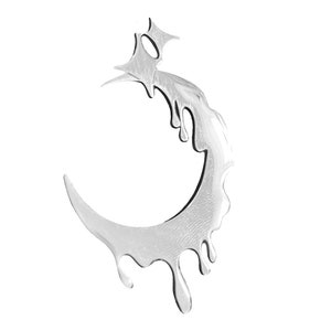 Melting Moon Brooch