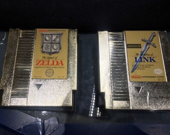 original nintendo zelda gold cartridge