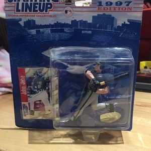 Starting Lineup 1997 Sports Superstar Collectibles 10th Year Edition John Jaha MLB Hasbro Kenner Baseball Figure Milwaukee Brewers