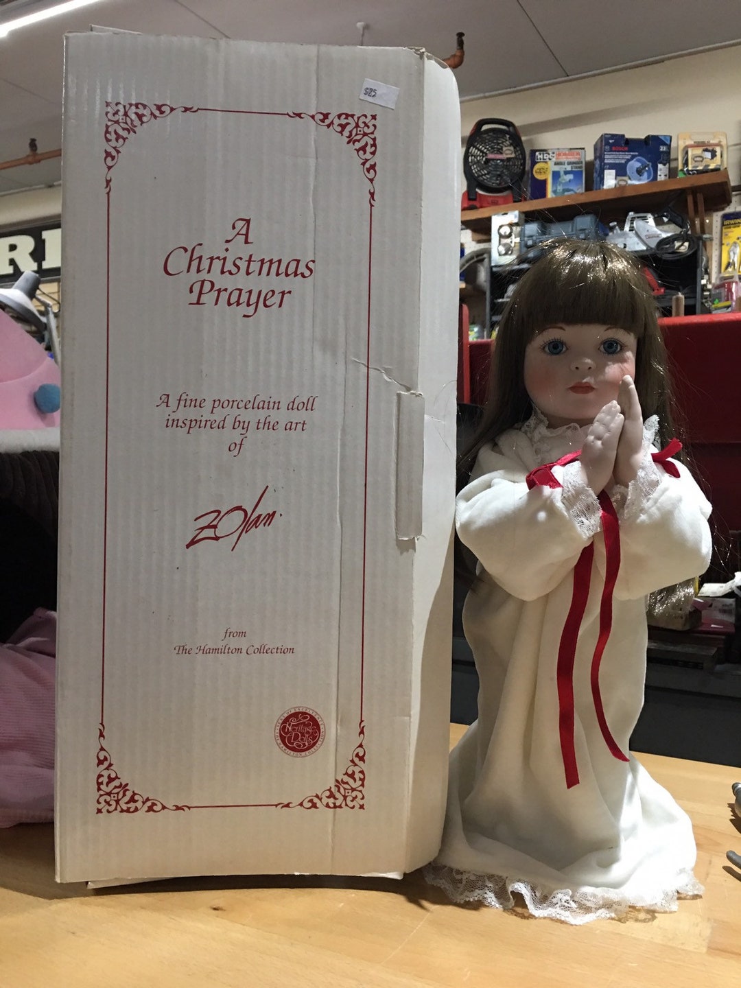 A christmas best sale prayer porcelain doll