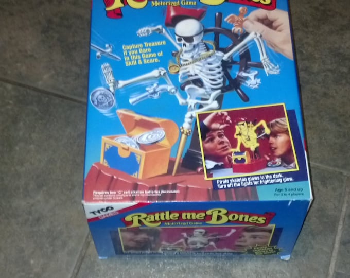 Rattle Me Bones Game 1989 Tyco Skeleton Game Fun Etsy