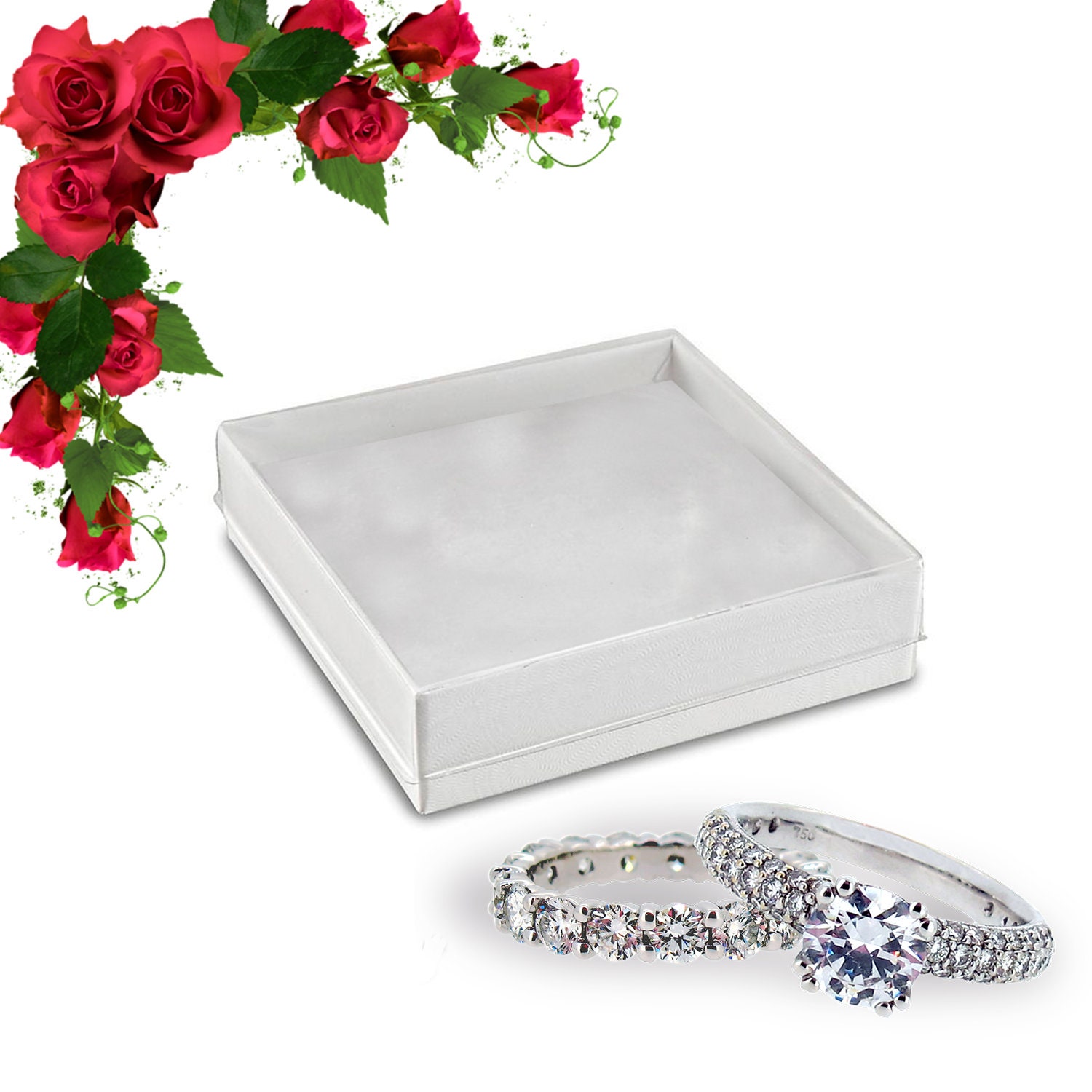 small boxes with clear lids