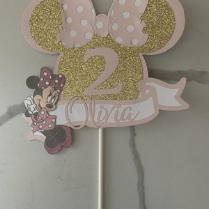 Minnie mouse Cake topper