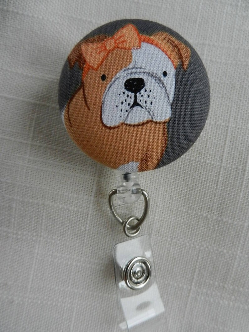 Multi Breeds Dog Badge Reel Retractable ID Name badge Holder Etsy