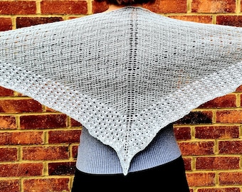 Double Lattice and Lace Shawl