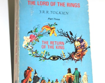 Vintage 1970s The Lord of the Rings: The Return of the King | Tolkien | Authorized Canadian Edition | Methuen Paperback | Rare Cover Art