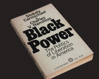 Vintage 1967 "Black Power" by Stokely Carmichael & Charles V. Hamilton