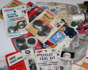 Vintage Sewing Notions and Supplies over 50 items