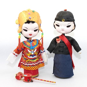 Chinese Dolls with unique clothing