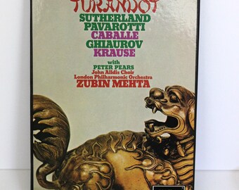 Cintas de la ópera Turandot de Puccini (vintage)