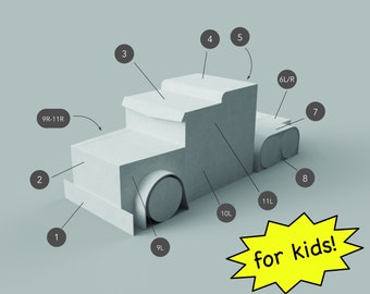 kids transforming car costume template etsy
