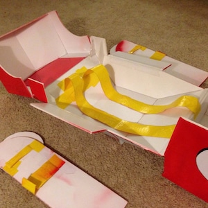 Template for Transforming Car Costume for Kids Halloween Costume Inspired by Bumblebee Transformer Costume image 8