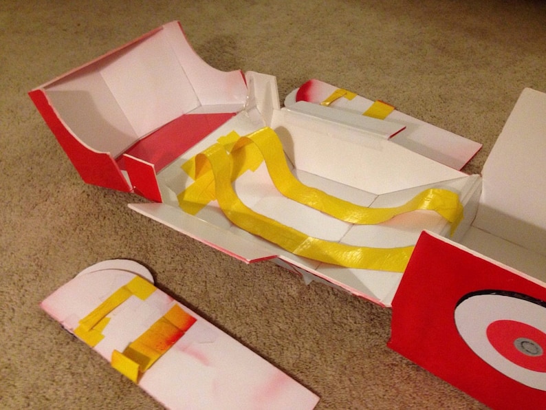 Template for Transforming Car Costume for Kids Halloween Costume Inspired by Bumblebee Transformer Costume image 8