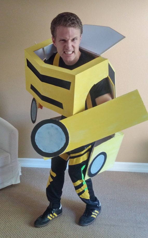 Converting Bumblebee Transformers Costume for Kids