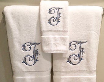 Hand Towel with Monogram