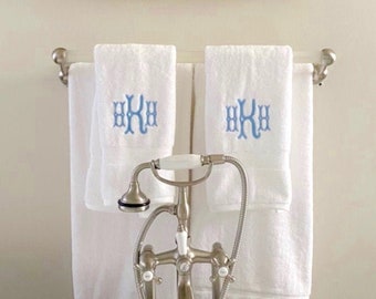 Bath Towel with Monogram