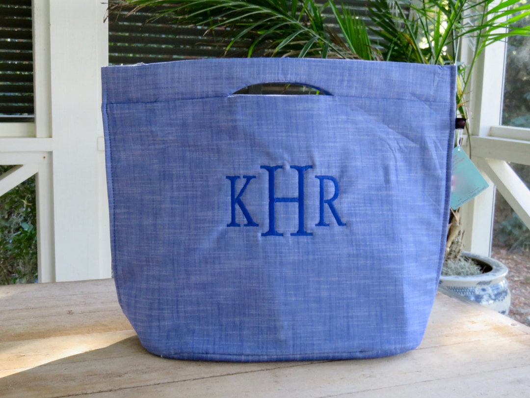 Insulated Cooler Tote With Monogram - Etsy