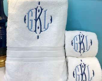 Hand Towel with Monogram