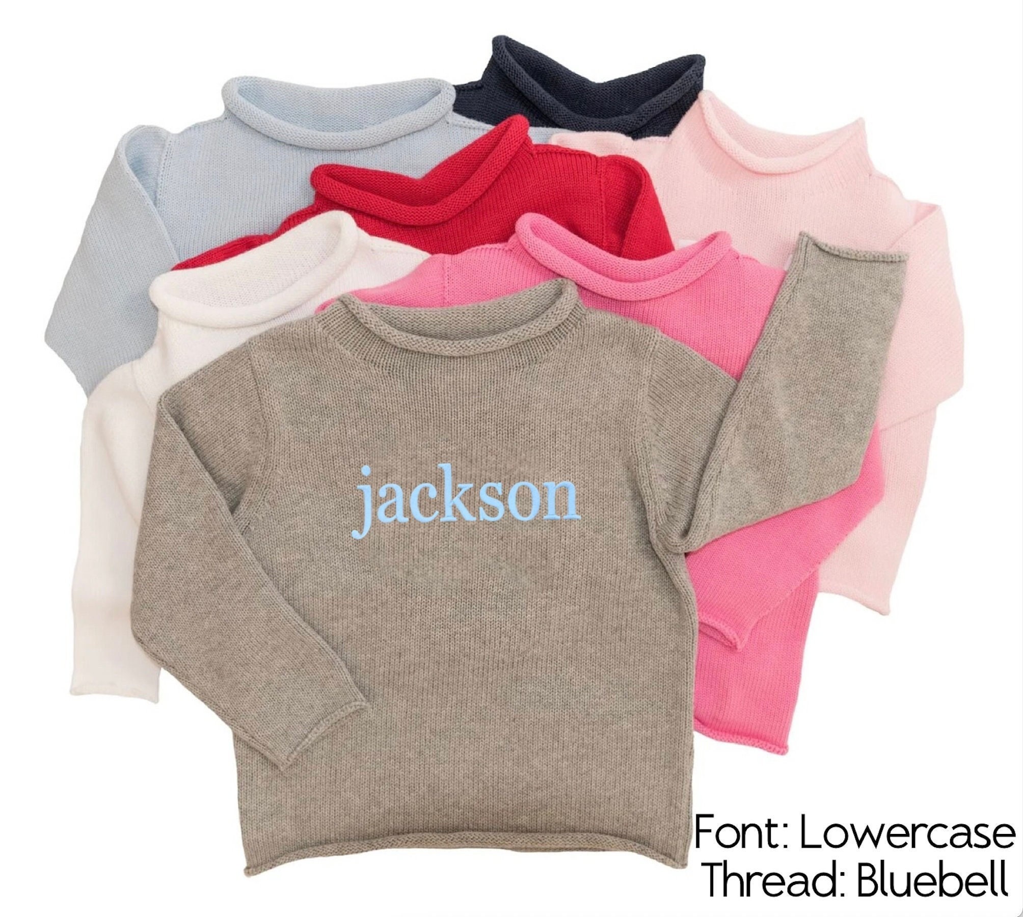 Baby roll neck sweater deals