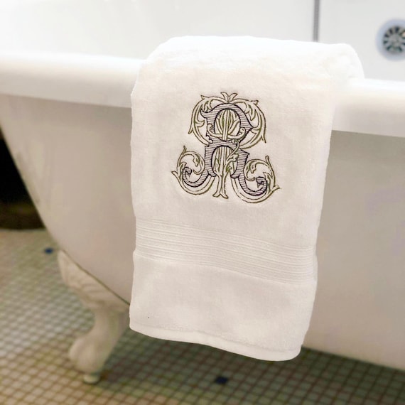 Bath Towel with Monogram