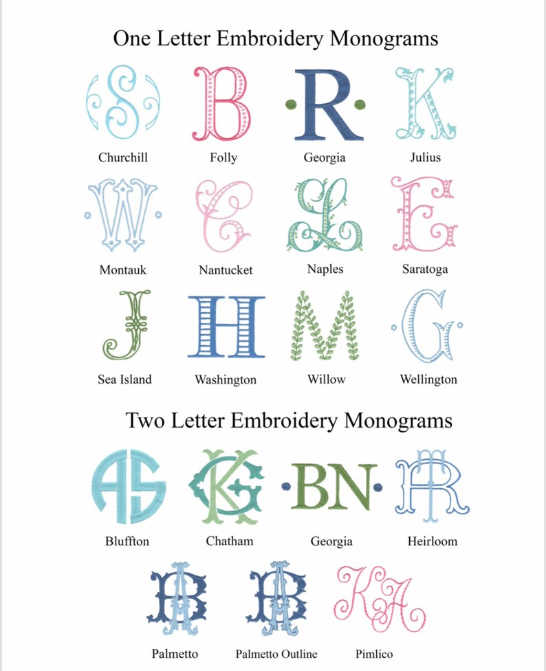 Monogrammed Beach Hat