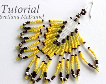 PDF seed beads beaded earrings_native american style earrings