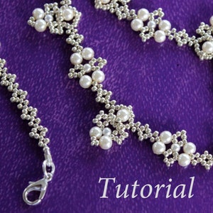 PDF tutorial beaded necklace - seed beads -beading