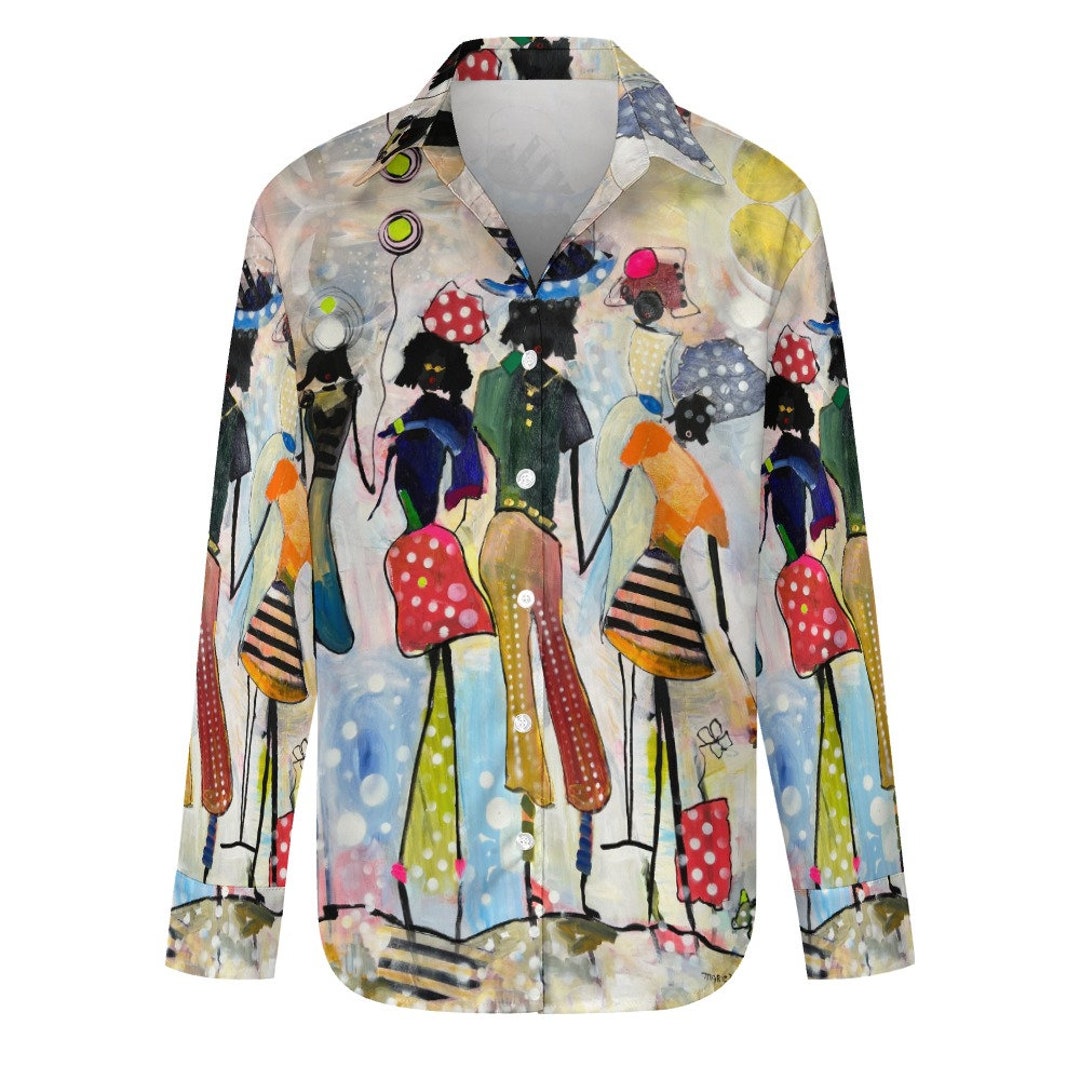 Girl Amazing Art Printed Long T-shirt For Women's main image 0