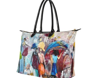 Bolso de mano para mujer, bolso de playa, bolso de diseño floral, bolso de compras, edición limitada