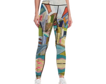 Women Yoga Workout Pants Comfort Sports Yoga Pants Gift for Her, Yoga Pants Stretchy Artistic Pants