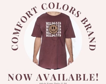 Any Design on Comfort Colors Brand - ADD ON