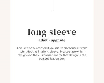 Any Design in Adult Long Sleeve