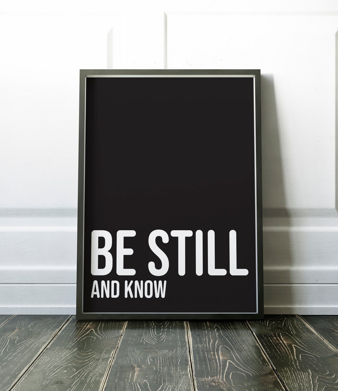 Be Still and Know Printable Wall Art Impression | Etsy