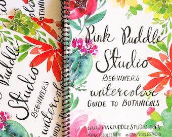 Watercolor Painting for Beginners Simple Botanical Art Guide Booklet Book