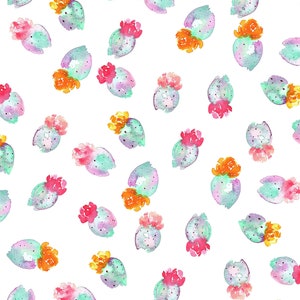 Geschenk-Wrap prickelnde Birne Candy Pastell Kaktus Aquarell Verpackung Papier