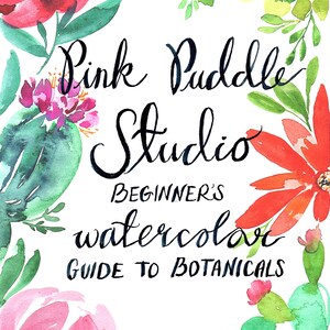 Watercolor Painting for Beginners Simple Botanical Art Guide Booklet Book image 3