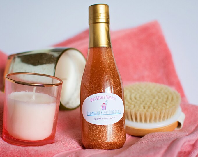 Champagne Bubble Bath Bubble Bath Rose Gold Party Favor Bridesmaid Gift