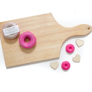 Mini Donut Soap Sprinkle Donut Soap Handmade Soap Pink Donut Soap Novelty Soap Novelty Gift Gift For Her Gift For Kids image 4