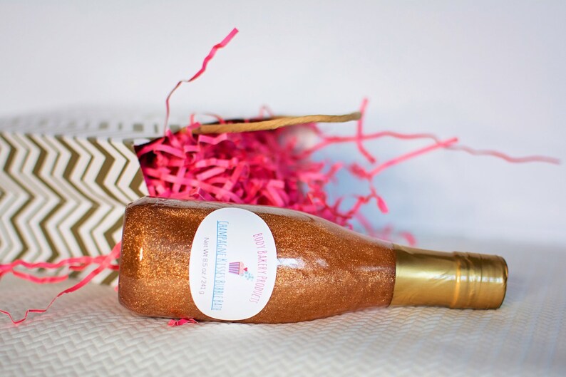 Champagne Bubble Bath Bubble Bath Rose Gold Party Favor Etsy
