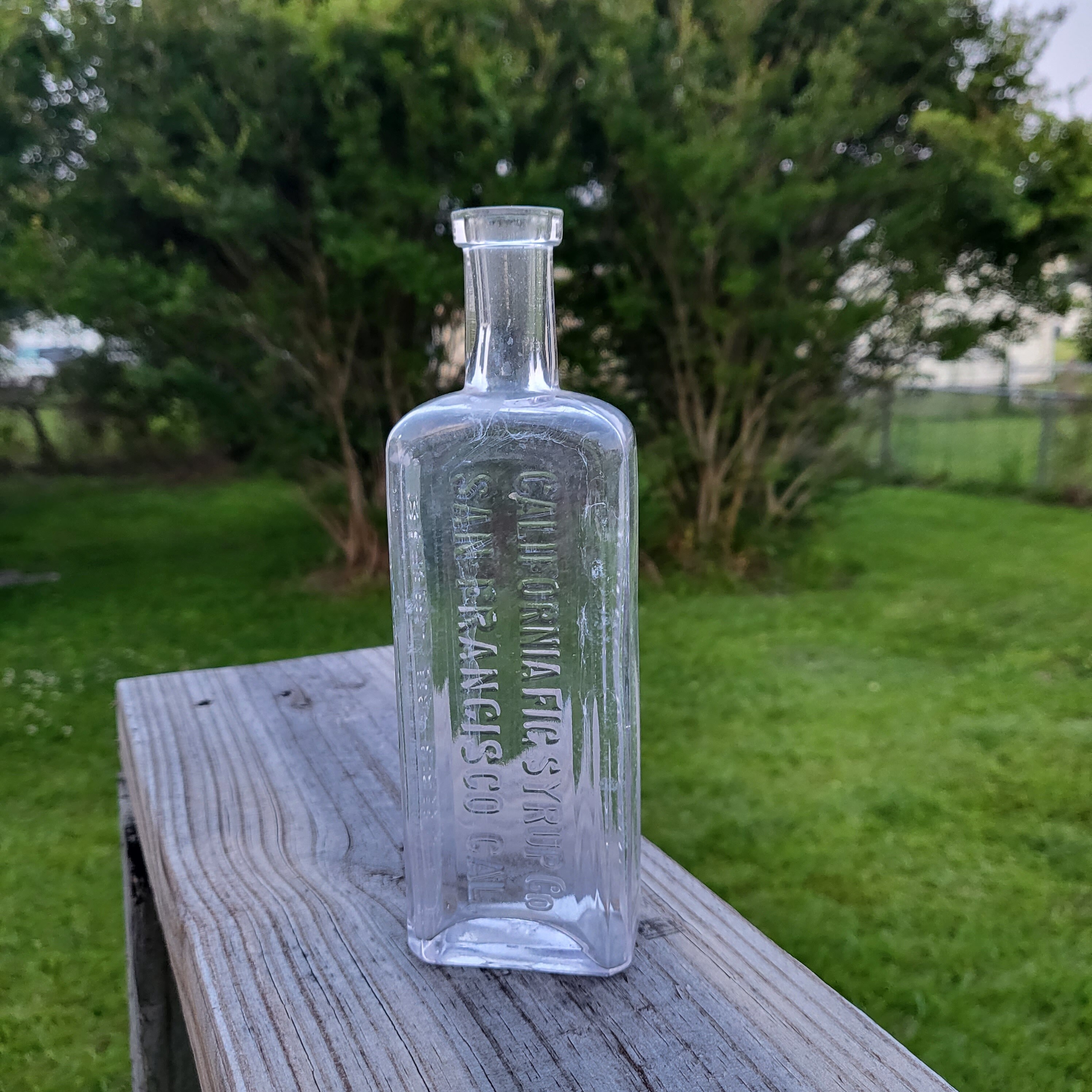 Antique California Fig Syrup Company Bottle San Francisco CA Etsy