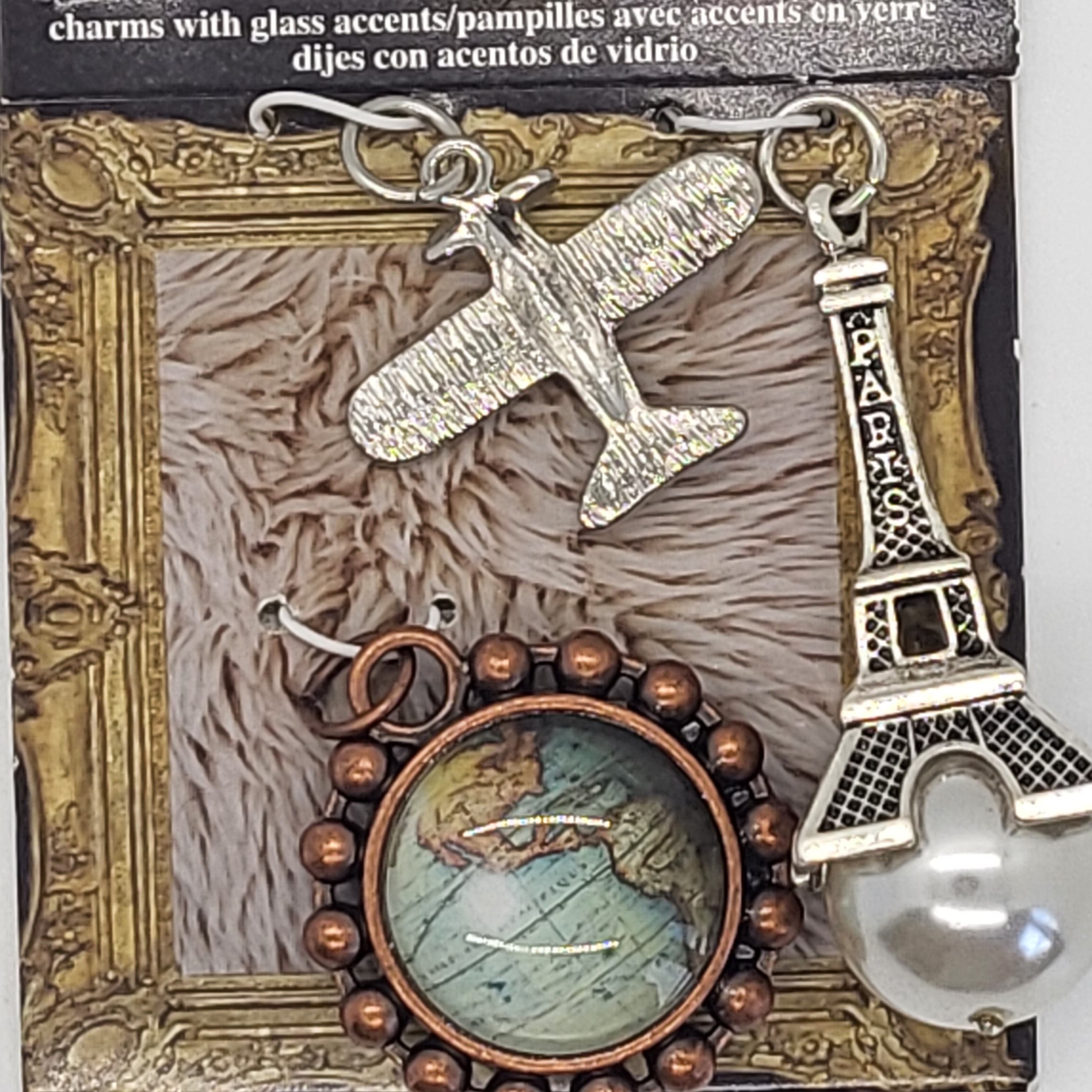 Art I Cake by Amy Labbe Charms Eiffel Tower Pearl Airplane 