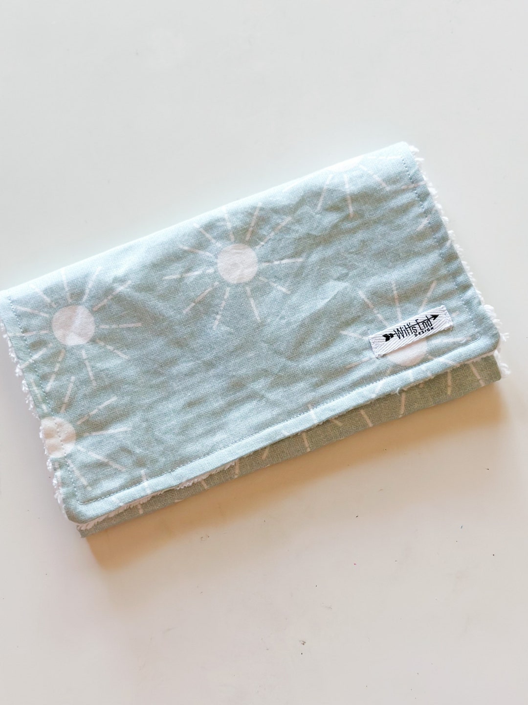 Burp Cloth Set – Pink & Mint