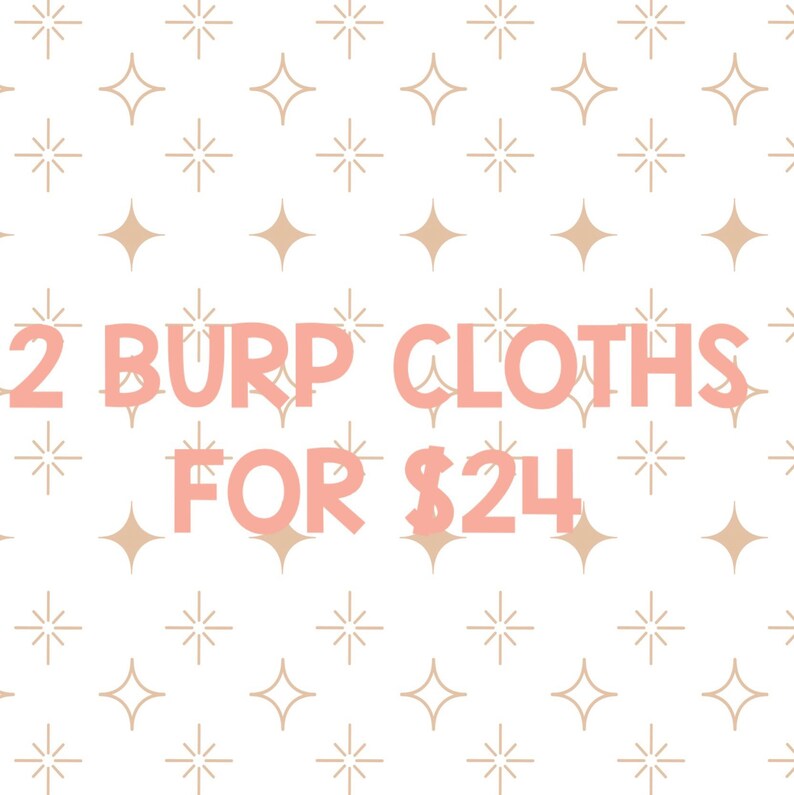 Burp cloths. BUNDLE DEAL. 2 for 24 mix and match. Cotton Chenille, Burp Rag, spit up cloth, burp pads, baby shower gift. baby essentials image 1