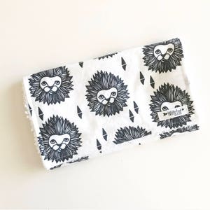Burp cloth-LIONS burp cloth. Mix & Match burp cloth-Baby Shower Gift. Burp Rag. burp pads. modern burp cloth. Lion by Andrea Lauren image 1