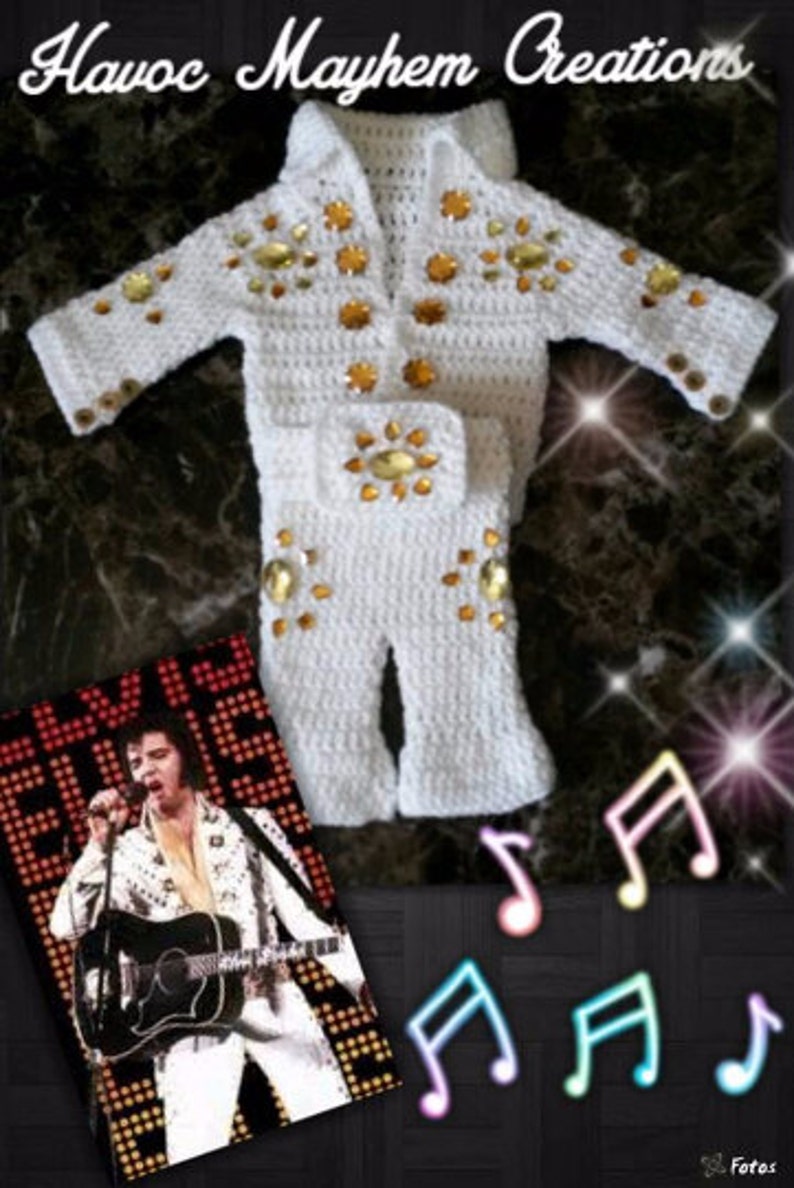 Crochet Baby Elvis Costume. Etsy